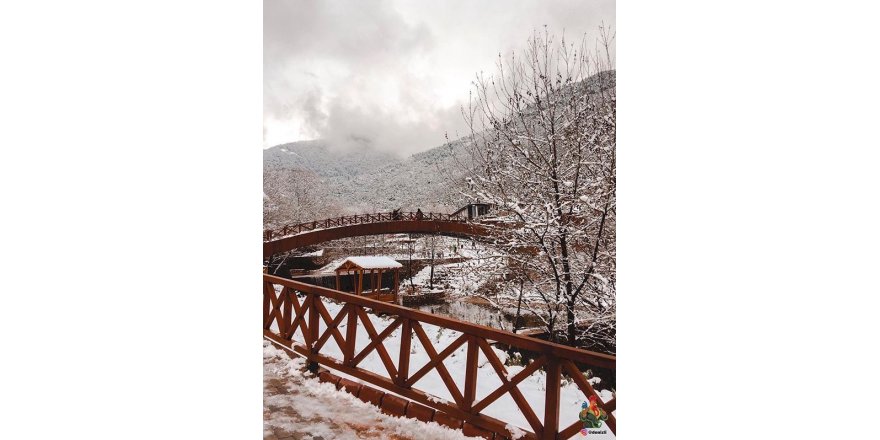 Denizli'den kar manzaraları