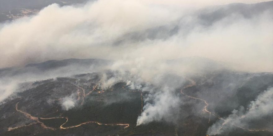 Denizli ve Marmaris Ormanlarımızda ki Yangınlardan Kareler