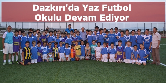 Dazkırı'da Yaz Futbol Okulu Devam Ediyor