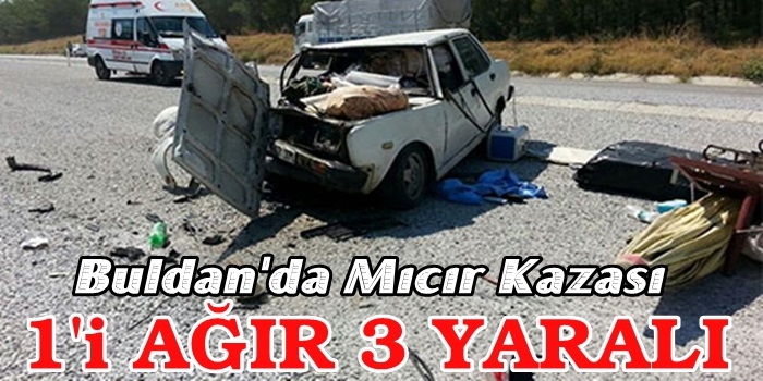 Buldan'da Mıcır Kazası!
