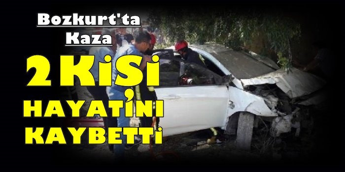Bozkurt'ta Kaza 2 Ölü,3 Yaralı