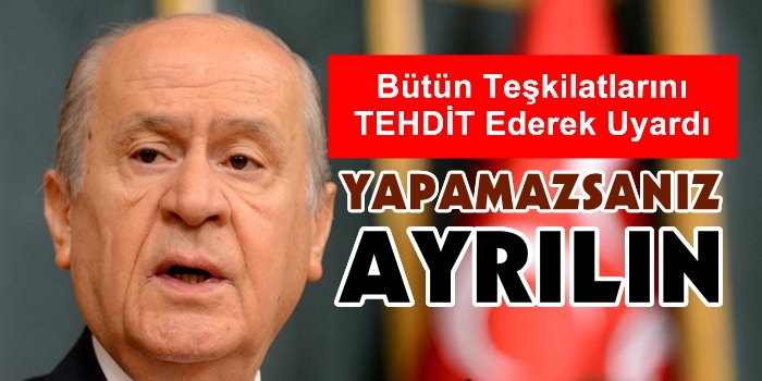 Teşkilatlarına Talimat Verdi...