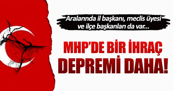 MHP Antalya'da ihraç depremi!
