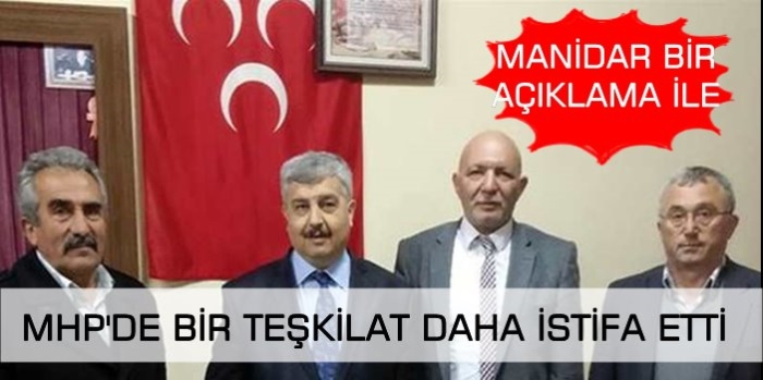 MHP Hüyük Teşkilatı İstifa Etti