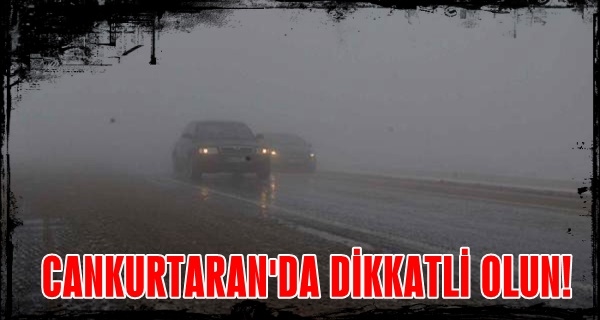 Cankurtaranda Kar ve Sis Hakim