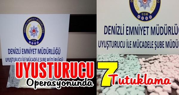 Denizli Emniyeti Uyuşturucuya Geçit Vermedi