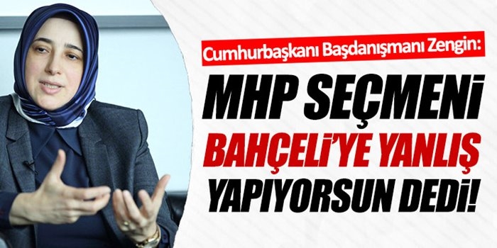 MHP Seçmeni Bahçeli'ye Yanlış Yapıyorsun Dedi!