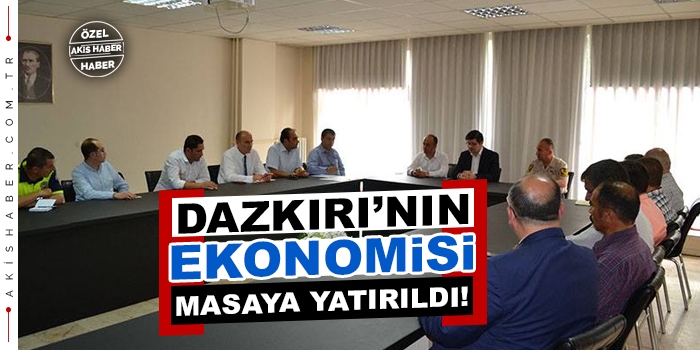 Başkan, Dazkırı'nın Ekonomisini Anlattı