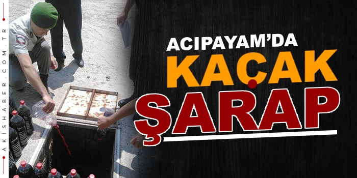 Acıpayam'da 90 Litre Şarap Ele Geçirildi