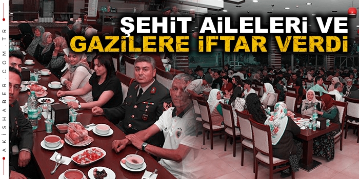 Acıpayam Kaymakamlığı Şehit Aileleri ve Gazilere İftar Verdi