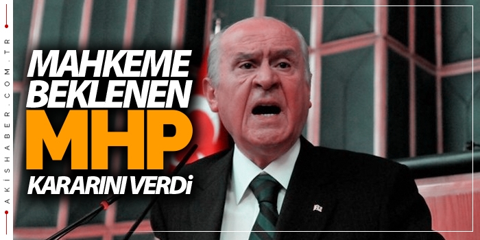 MHP Kurultayına iptal kararı