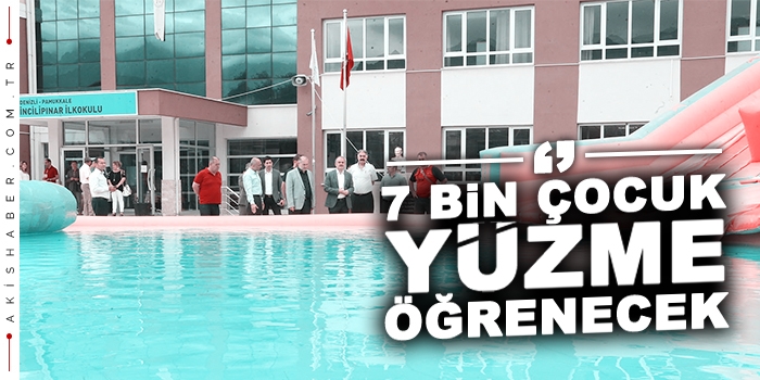 Pamukkale Belediyesi'nden Havuzlarında 7 Bin Çocuk Yüzme Öğrenecek
