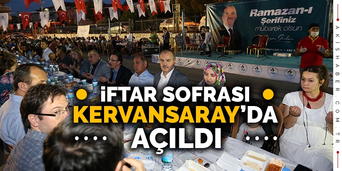 Pamukkale Belediyesi’nin iftar sofrası Kervansaray’da açıldı