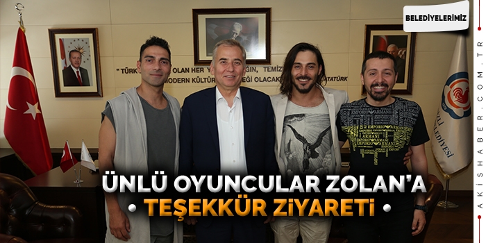 Denizlili Ünlü Oyunculardan Başkan Zolan’a Teşekkür Ziyareti