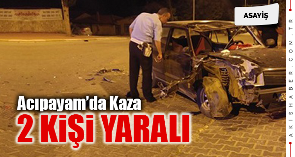 Acıpayam'da Araba İle Motosiklet Çarpıştı