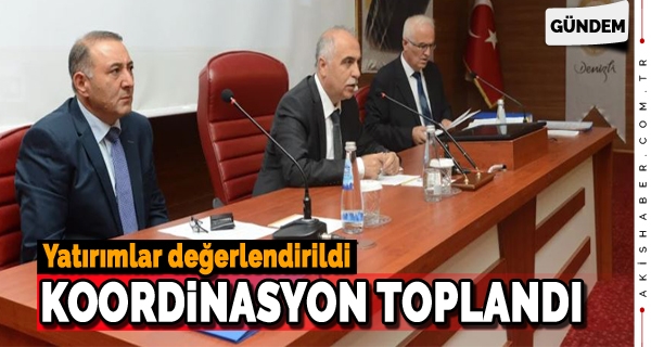 Koordinasyon Kurulu Toplandı