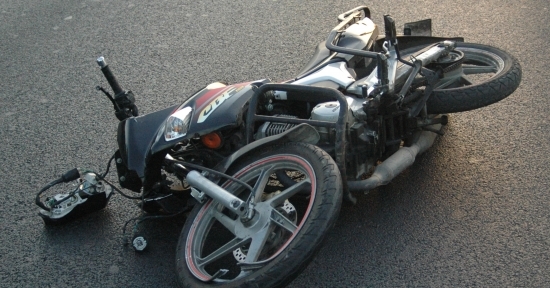 Denizli Çameli'de Motorsiklet Kazası