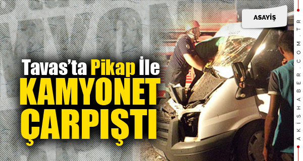 Tavas'ta Kaza; 1 Kişi Yaralandı