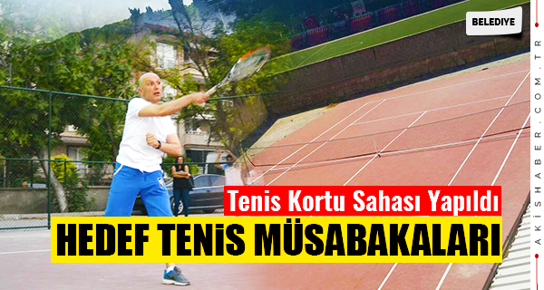 Sarayköy'e Tenis Kortu Sahası Yapıldı