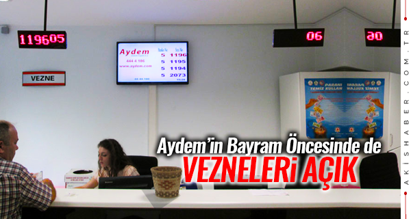 Aydem, Bayram Öncesinde de Hizmet Verecek
