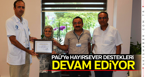 Fatma Öz, Eşi Ve Kızı Adına Oda Bağışladı