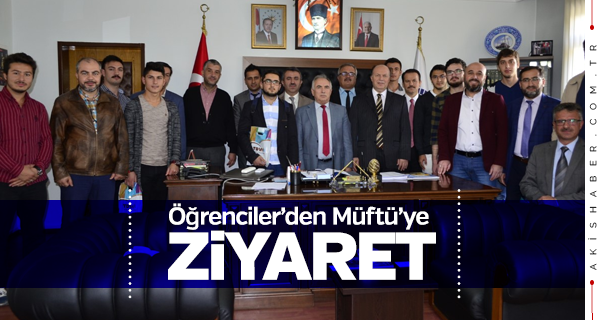Öğrencilerden İl Müftüsü Aşık'a Ziyaret