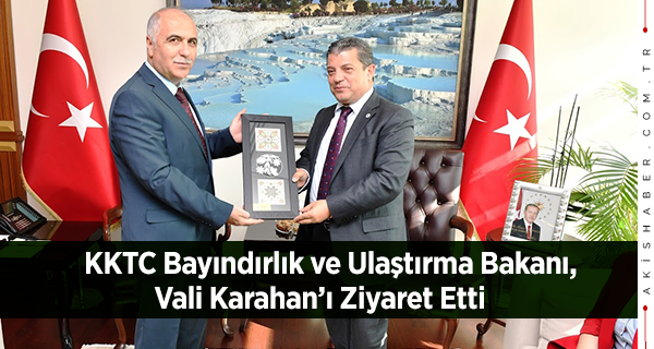 KKTC'den Vali Karahan'a Ziyaret