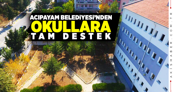 Acıpayam'da Okul Bahçeleri Daha Yeşil Olacak