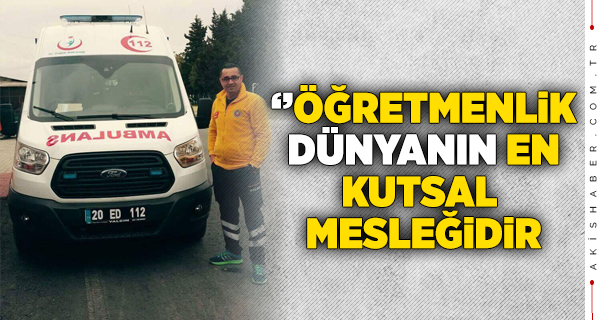 ''Öğretmenlerimizin, Öğretmenler Günü Kutlu Olsun''