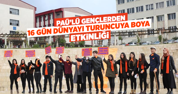 PAÜ'de Kadına Yönelik Şiddetle Mücadeleye Destek