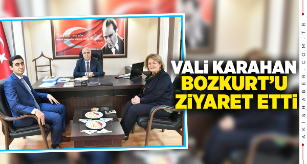 Vali Karahan Bozkurt'ta Resim Sergisine Katıldı
