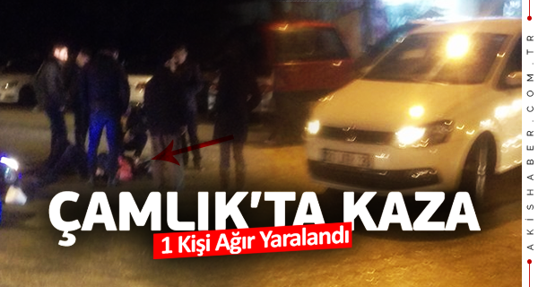 Motosiklet ile Otomobil Çarpıştı: 1 Kişi Ağır Yaralandı