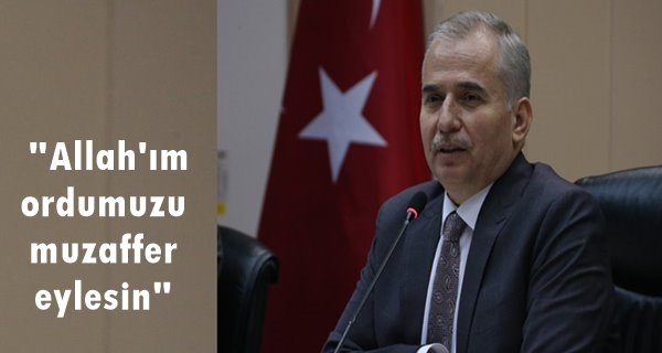 Başkan Osman Zolan'dan Afrin mesajı