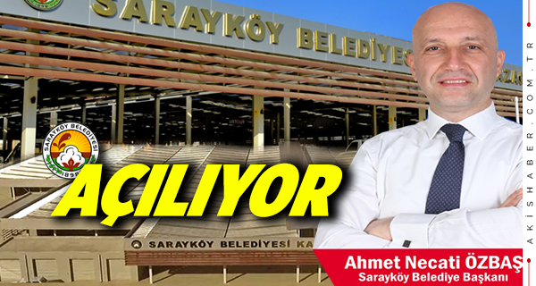 En Büyük Kapalı Pazaryeri Saryköyde