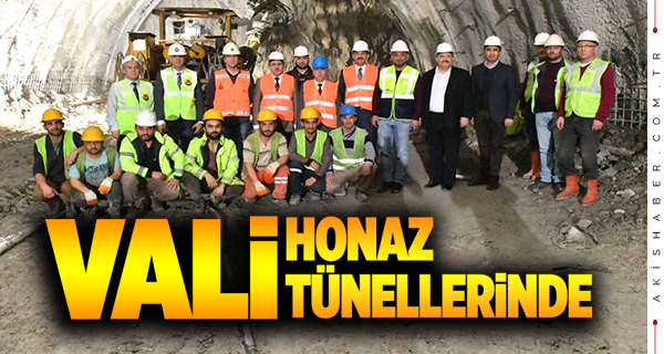 Vali Hasan Karahan Honaz Tünellerini İnceledi