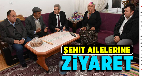 Başkan Şevkan'dan Şehit Ailesine Ziyaret