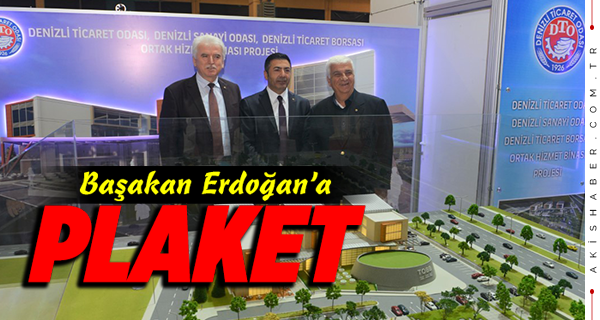 İzgi Fuarcılık'tan Başkan Erdoğan'a Plaket
