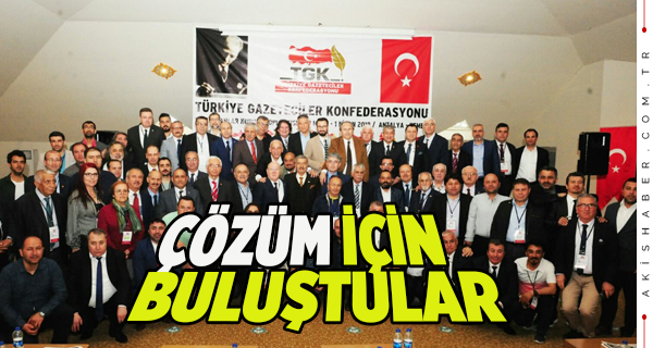 TGK 14. Başkanlar Kurulu Antalya'da Toplandı