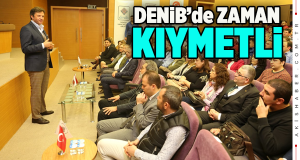 DENİB Akademi'den Zaman Yönetimi Semineri