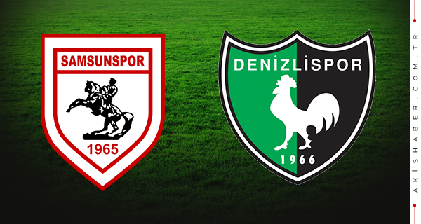 Samsunspor 2-2 Denizlispor canlı skor maç sonucu