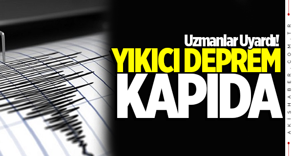 Korkutan uyarı! Büyük deprem 2019'da