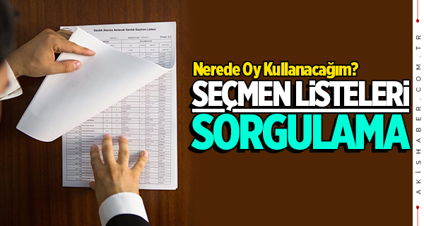 Seçmen kütükleri askıda! e-Devlet YSK seçmen listeleri sorgulama