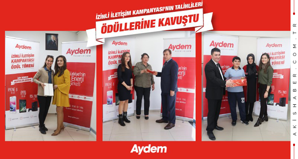 AYDEM'de Ödül Zamanı