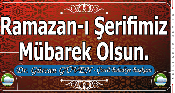 Başkan Gürcan'dan Ramazan Mesajı