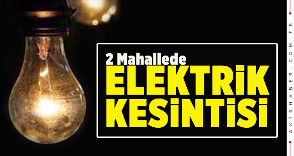 Pamukkale’de Elektrik Kesintisi