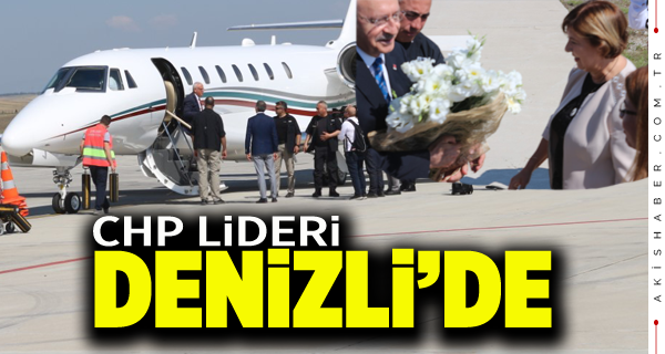 CHP Lideri Çiçeklerle Karşılandı