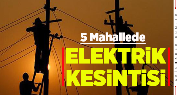 Bu Mahallelerdeki Vatandaşların Dikkatine