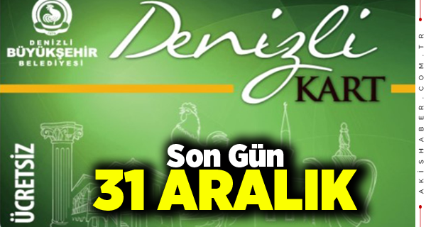 Büyükşehir’den Denizli Kart Uyarısı!
