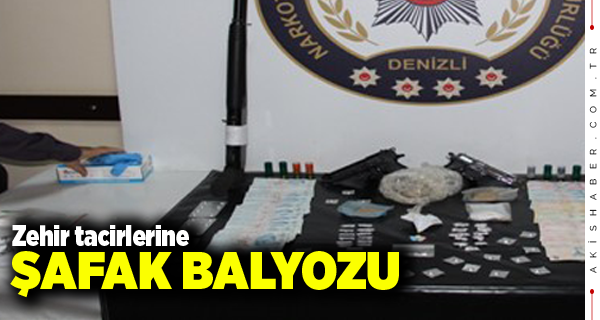 Denizli Emniyetinden Şafak Baskını
