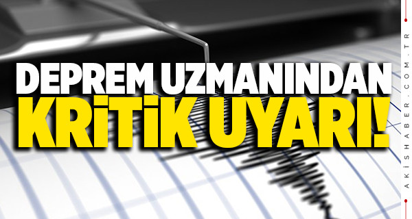 Marmara Denizi'nde deprem riski uyarısı!